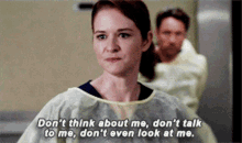 Greys Anatomy April Kepner GIF - Greys Anatomy April Kepner Dont Think About Me GIFs