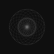 circle pattern optical illusion art