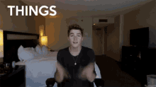 Things To Do When Your Bored In A Hotel Room GIF - Jacksgap Jackharries Youtube GIFs