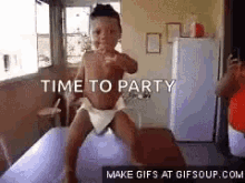 Baby Dancing GIF - Baby Dancing Diaper Dance GIFs
