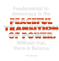 Fundamental To Democracy Peaceful Transition Of Power Sticker - Fundamental To Democracy Peaceful Transition Of Power Without That There Is Belarus Stickers