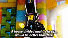 abraham lincoln lego divided better than this