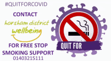Quit For Covid Contact GIF - Quit For Covid Contact Harsham District Wellbeing GIFs