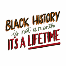 black history month is not a month its a lifetime africanamerican blm black history month