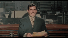 Tongue Tied GIF - Steve Carrell Bruce Almighty Audio GIFs