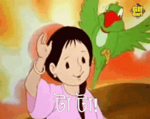 bye goodbye goodbye friends farewell meena cartoon