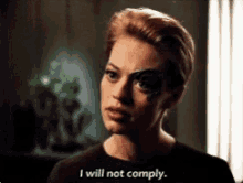 Seven Of Nine I Will Not Comply GIF - Seven Of Nine I Will Not Comply Voyager GIFs