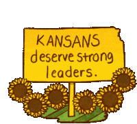 Kansans Deserve Strong Leaders Kansas Sticker - Kansans Deserve Strong Leaders Strong Leaders Kansans Stickers