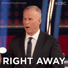 Right Away Family Feud Canada GIF - Right Away Family Feud Canada Right Now GIFs