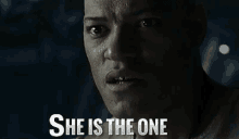 Morpheus She Is The One GIF - Morpheus She Is The One Laurence Fishburne GIFs