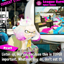 Dont Eat Th Pearl GIF - Dont Eat Th Pearl Splatoon2 GIFs
