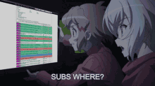 Where Are The Subs Subs Where GIF - Where Are The Subs Subs Where Symphogear GIFs