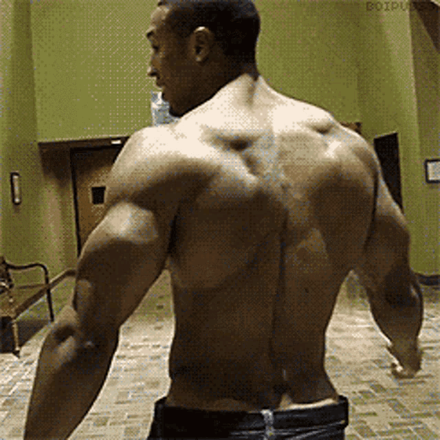 Muscular Black Man Fine Black Man GIF.