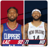 Los Angeles Clippers (92) Vs. New Orleans Pelicans (71) Third-fourth Period Break GIF - Nba Basketball Nba 2021 GIFs