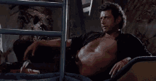 Jeff Goldblum GIF - Jeff Goldblum Breathing Heavily Half Naked GIFs