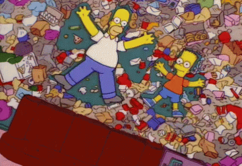 Trash Angels - Messy GIF - Messy The Simpsons Homer Simpson GIFs