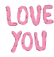 Love You Lyona Sticker - Love You Lyona Dripping Stickers