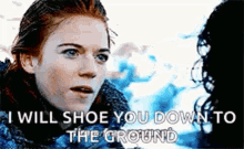 Shoe Shoeing GIF - Shoe Shoeing I Will Shoe You Down The Ground GIFs