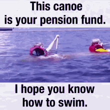 Pension Crisis Canoe GIF - Pension Crisis Canoe GIFs