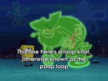 Poop Loop GIF - Sponge Bob Square Pants The Flying Dutchman Loop Knot GIFs