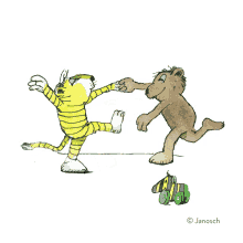 janosch janoschgeburtstag tigerente tigerduck dance