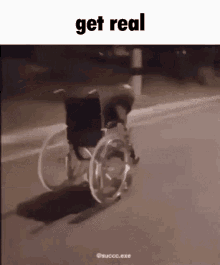 Get Real Wheelchair GIF - Get Real Wheelchair Neeko GIFs
