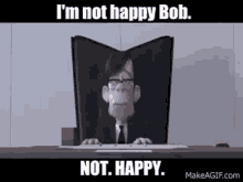 Bob The Incredibles GIF - Bob The Incredibles Im Not Happy Bob GIFs