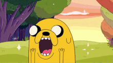 Jake = :D GIF - Adventure Time Jake Amazed GIFs