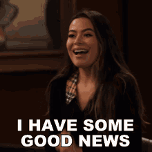 I Have Some Good News Carly Shay GIF - I Have Some Good News Carly Shay Icarly GIFs