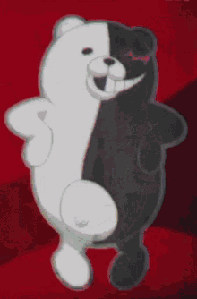 Monokuma Danganronpa GIF - Monokuma Danganronpa Dance Moves GIFs