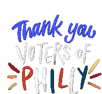 Thank You Election2020 Sticker - Thank You Election2020 Philadelphia Stickers