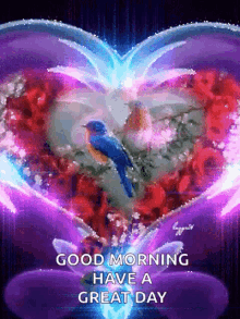 Good Morning Have A Great Day Heart GIF - Good Morning Have A Great Day Heart Glitter GIFs