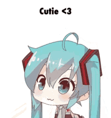 Miku Cutie GIF - Miku Cutie Anime GIFs