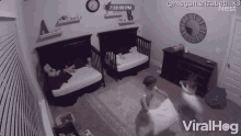 Kids Playing With A Pillow Spinning GIF - Kids Playing With A Pillow Spinning Turning GIFs