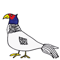 Faithful Pheasant Veefriends Sticker - Faithful Pheasant Veefriends Loyal Stickers