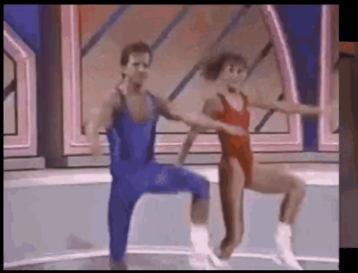 80s Workout GIF - 80s Workout Dancing - Discover &amp; Share GIFs