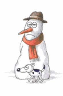 Snowman Melting GIF - Snowman Melting Pee GIFs
