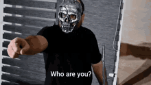 Fat Tv Who Are You GIF - Fat Tv Who Are You Metal Face GIFs