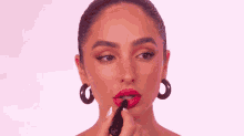 Lip Makeup GIF - Lip Makeup Ash GIFs