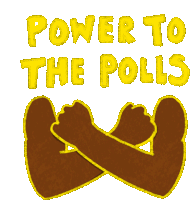 Power To The Polls Wakanda Sticker - Power To The Polls Wakanda Wakanda Forever Stickers