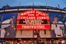 Chicago GIF - Foo Fighters Chicago Cubs Wrigley Field GIFs