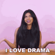 I Love Drama Shreya GIF - I Love Drama Shreya Buzzfeed India GIFs