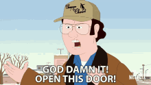 God Damn It Open This Door GIF - God Damn It Open This Door Ugh GIFs
