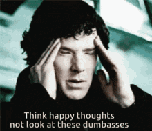 Sherlock Think GIF - Sherlock Think Happy Thoughts GIFs