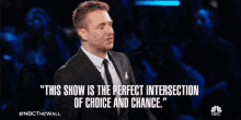this show is the perfect intersection of choice and chance show game show perfect intersection choice and chance