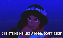She Eyeing Me Like A Nigga Dont Exist Jasmine GIF - She Eyeing Me Like A Nigga Dont Exist Jasmine Resting Bitch Face GIFs