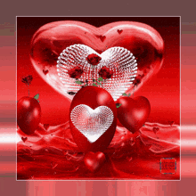 Red Sparkling GIF - Red Sparkling Hearts GIFs