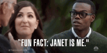 Fun Fact Trivia GIF - Fun Fact Trivia Janet Is Me GIFs