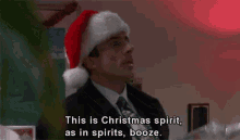 Christmas Spirit - The Office GIF - Christmas Spirit Christmas Booze Christmas Office GIFs