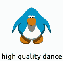 dance club penguin high quality waving dancing